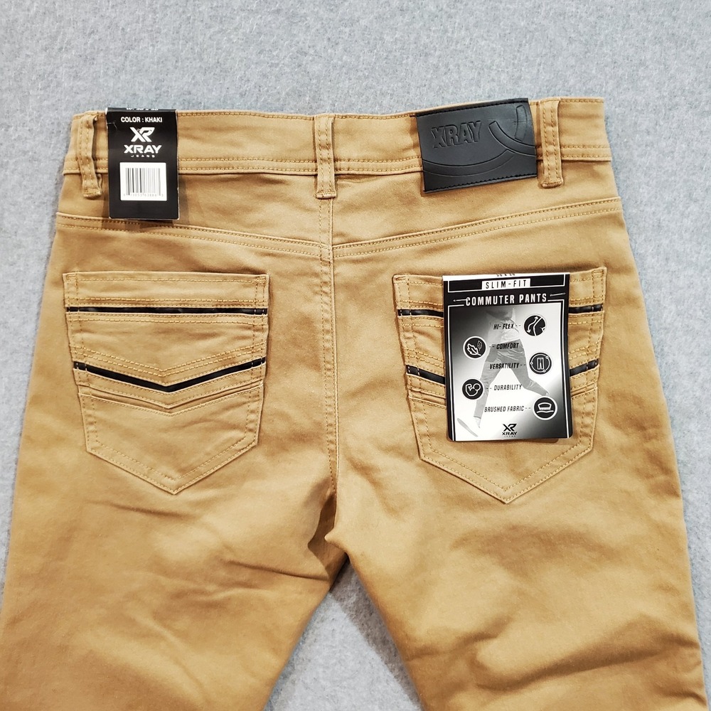 NWT XRay Jeans Men's Khaki Slim‎ Fit 5 Pockets Commuter Pants Size 30 - Picture 7 of 8